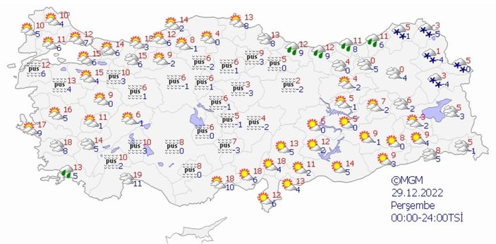 Meteoroloji'den 18 ile sarı ve turuncu uyarı