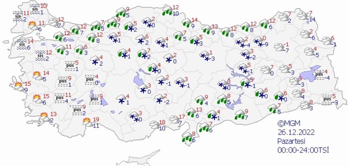 Meteoroloji'den 18 ile sarı ve turuncu uyarı