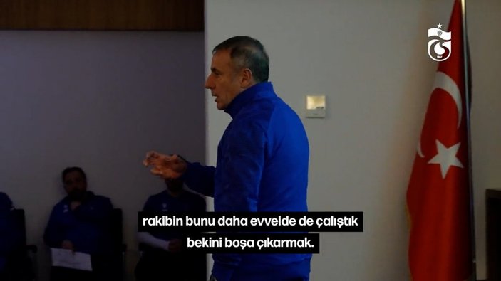 Abdullah Avcı, Fenerbahçe'nin taktiğini idmanda anlattı