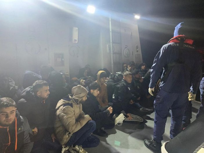 Bodrum'da 35 kaçak göçmen yakalandı