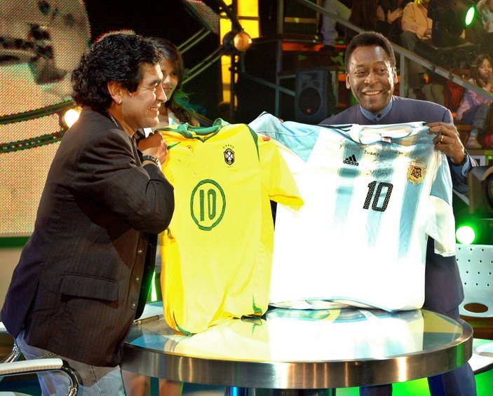 Pele ve Maradona'dan geriye o anlar kaldı