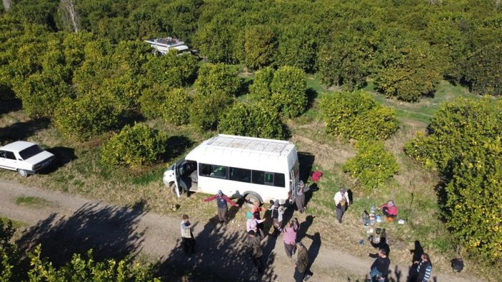 Adana'da tarım işçileri 2022'nin son hasadında oynadı