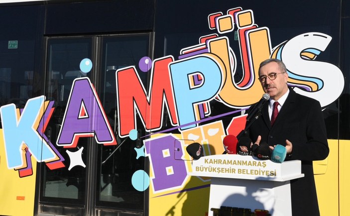 Kahramanmaraş'ta öğrencilere dev hizmet: Kampüs Büs