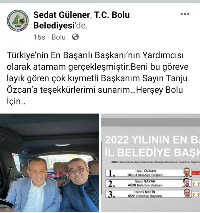 Tanju Özcan, dayısının oğlunu başkan yardımcısı yaptı