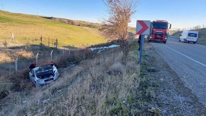 Adıyaman'da otomobil takla attı: 4 yaralı