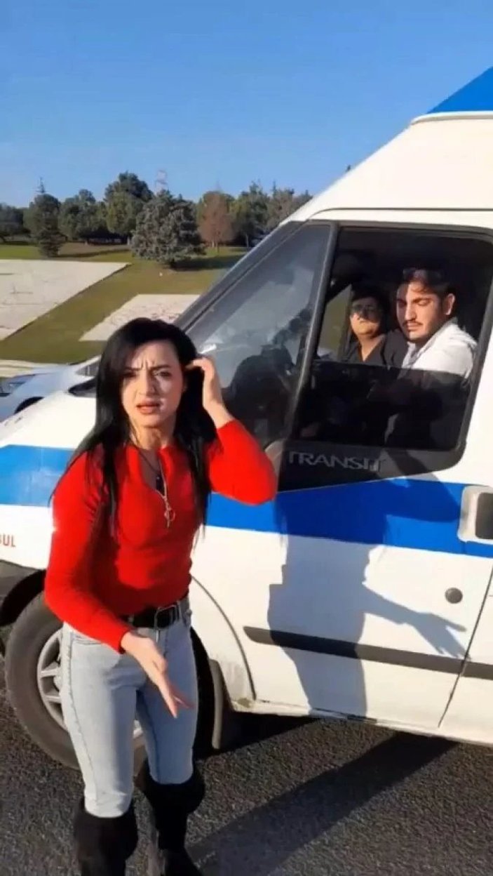 Başakşehir'de ambulans şoförüne saldıran kadın serbest bırakıldı