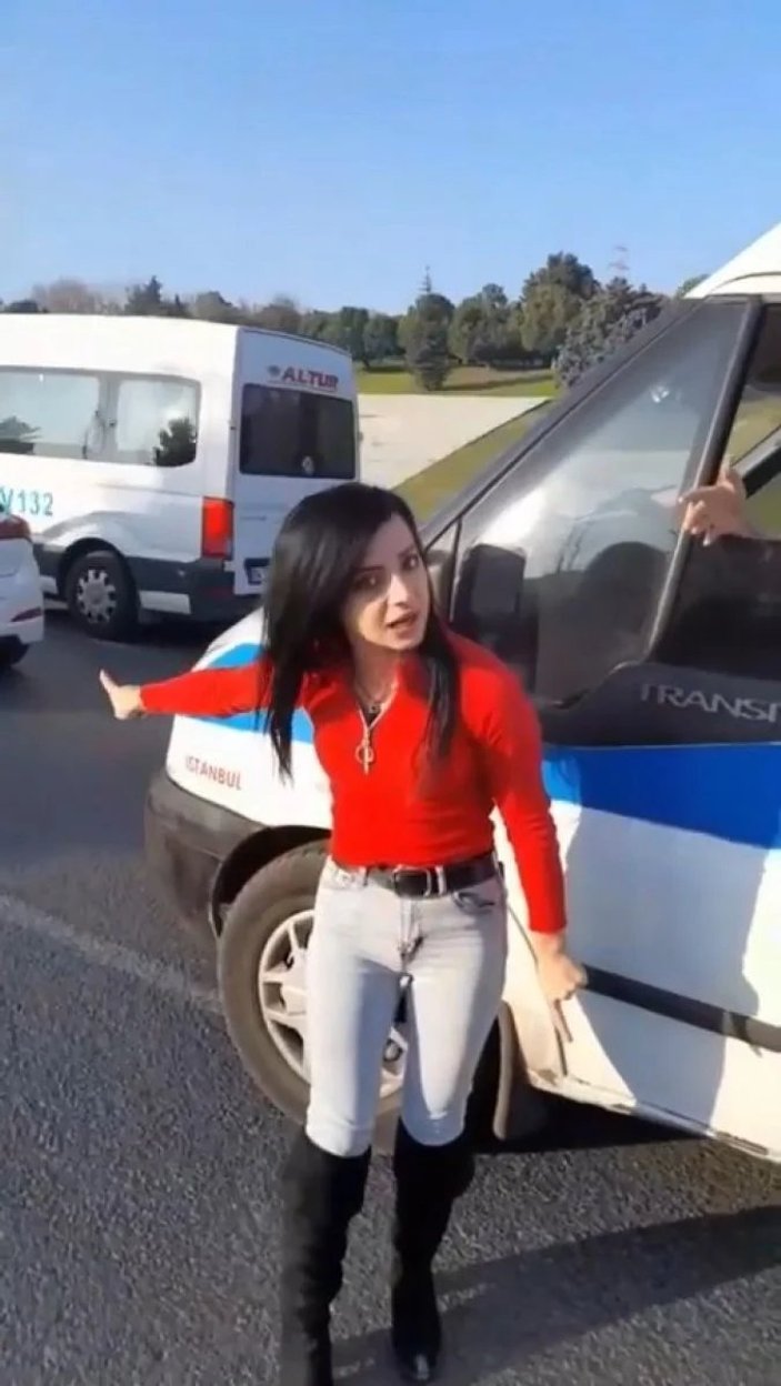 Başakşehir'de ambulans şoförüne saldıran kadın serbest bırakıldı