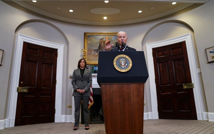 Joe Biden, yardımcısı Kamala Harris'e yine 'başkan' dedi