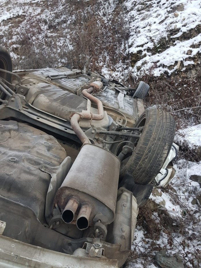 Giresun'da gizli buzlanma kazası: 6 yaralı 