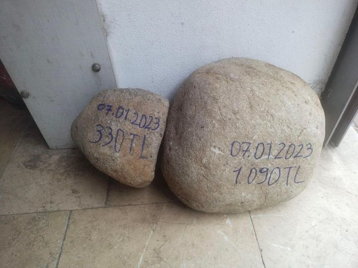 i Trabzon'da satılan fındık çuvallarından taş çıktı