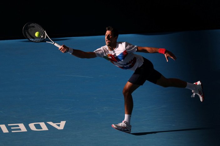 Novak Djokovic, antrenman maçını yarıda bıraktı
