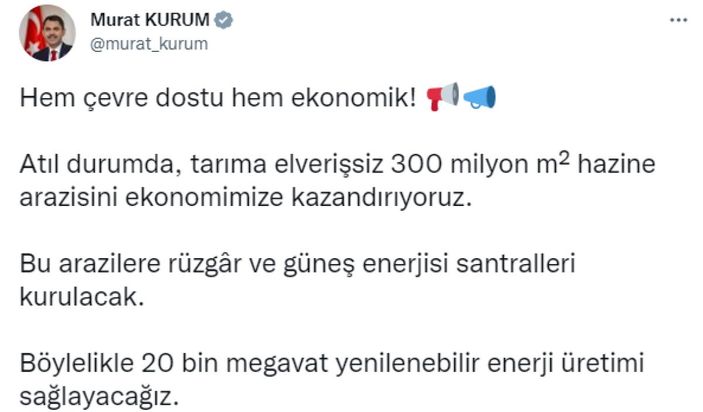300 milyon metrekare Hazine arazisi ekonomiye kazandırılıyor