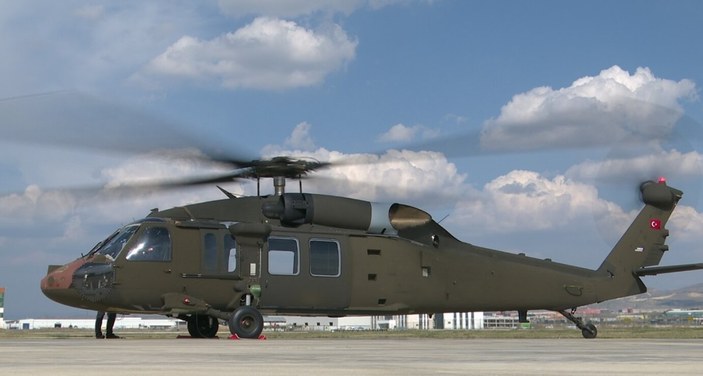 İlk T-70 tipi helikopter, Hava Kuvvetleri'ne teslim edildi