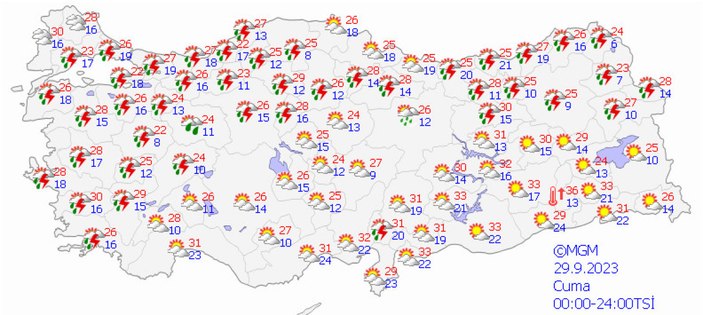 Meteoroloji'den İstanbul'a sağanak uyarısı