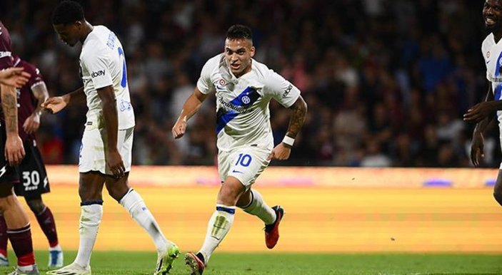 Inter, Salernitana'yı Martinez'in 4 golüyle yendi