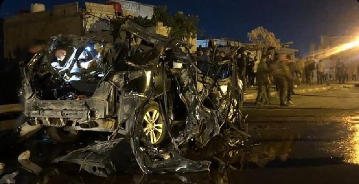 PKK'lı terörist Nabo Kele Hayri'nin öldürüldüğü otomobil