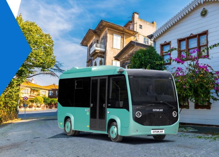 Otokar'ın ilk hidrojenli otobüsü Avrupa'da sergileniyor