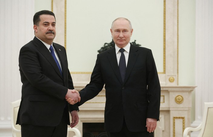 Rusya Devlet Başkanı Putin, Irak Başbakanı Sudani ile bir araya geldi.
