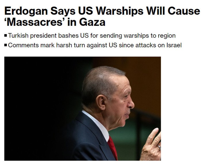 Erdoğan'ın sözleri, Bloomberg tarafından aktarıldı.