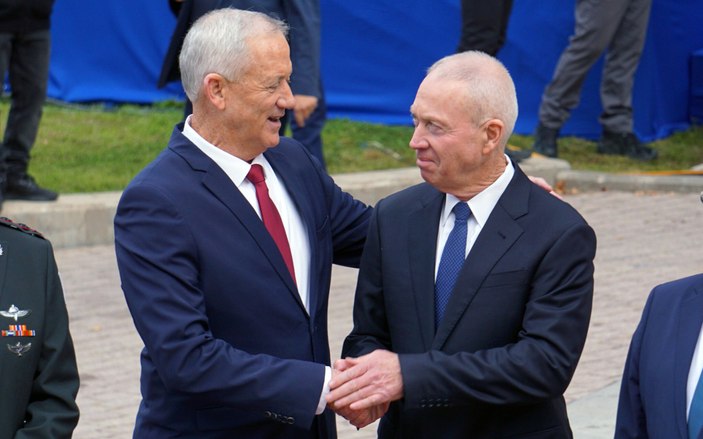 Benny Gantz ve Yoav Gallant. Fotoğraf: Times of Israel