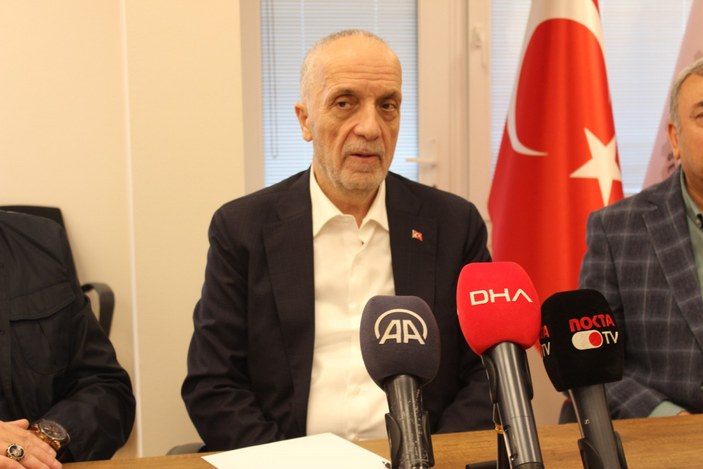 TÜRK-İŞ Başkanı Ergün Atalay'dan asgari ücret komisyonu açıklaması