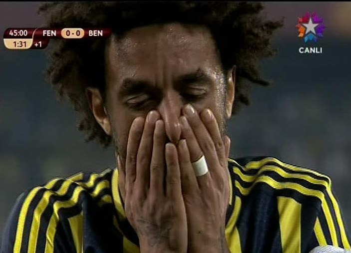 Fenerbahçe'de Cristian penaltı kaçırdı