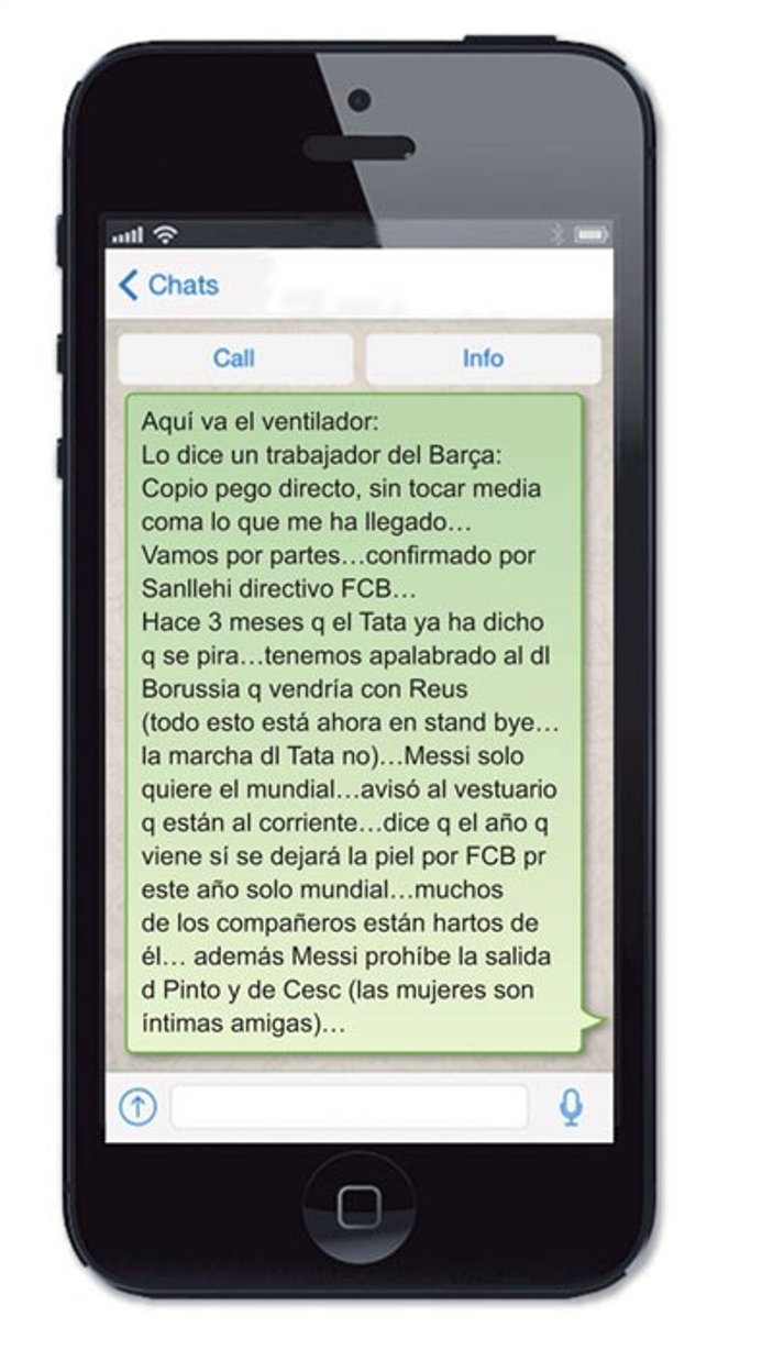 Barcelona'da Whatsapp krizi