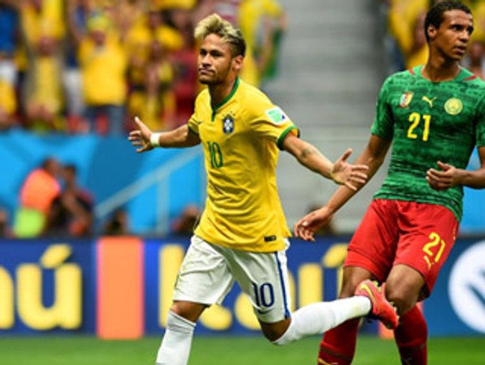 Dünya Kupası'nda Brezilya Kamerun'u yenerek turladı