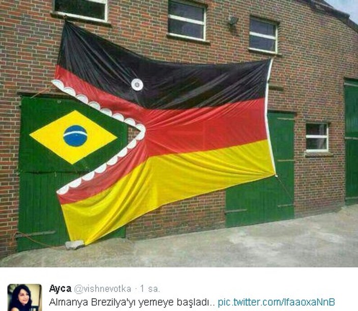 Sosyal medyada Brezilya - Almanya maçı geyikleri