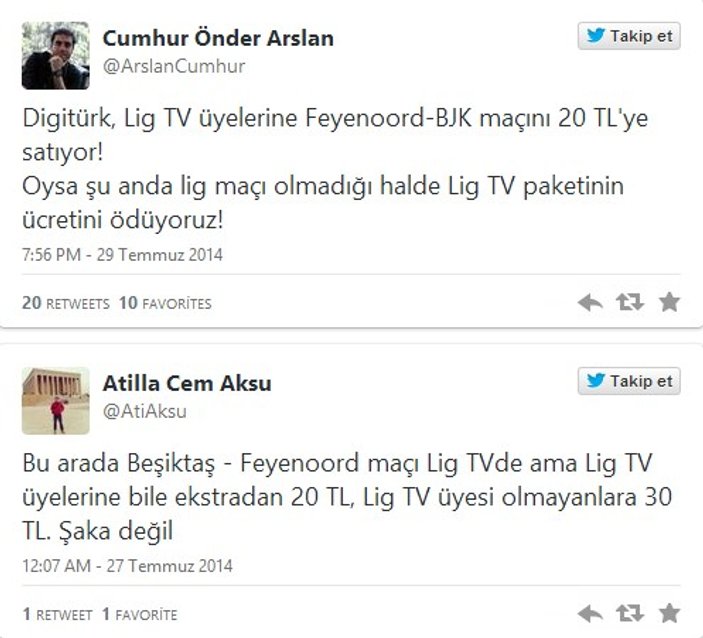Beşiktaşlılardan Lig TV'ye büyük tepki
