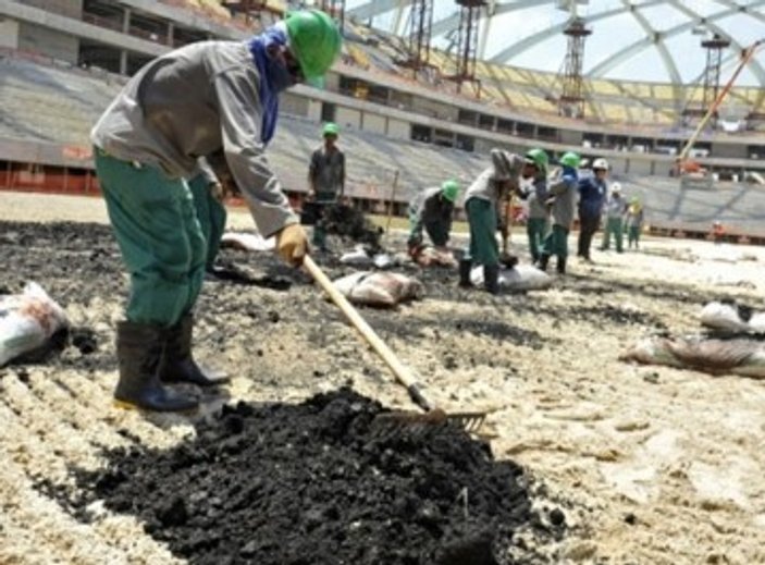 Katar'da 1200 işçi stat inşaatında öldü