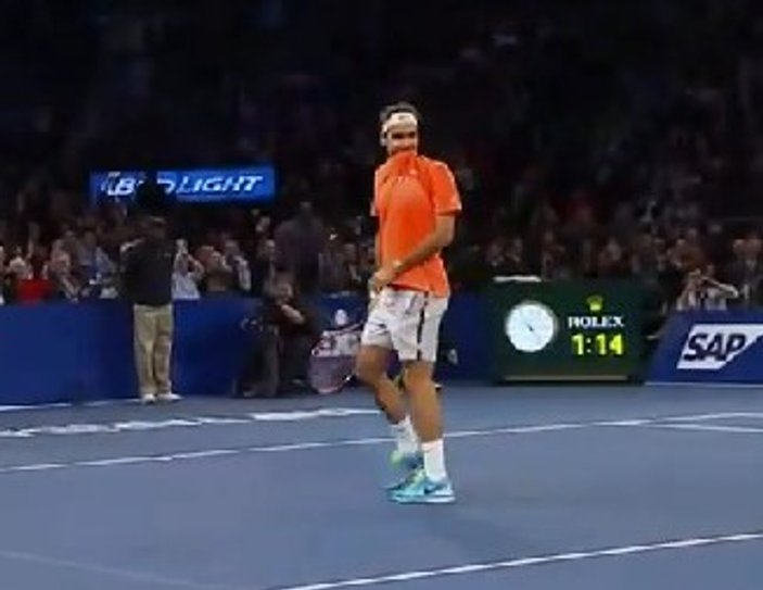 Federer'i madara eden ufaklık - İZLE