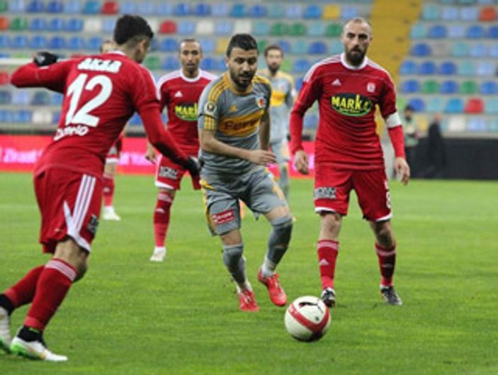 Kayserispor ile Medicana Sivasspor kupada berabere kaldı