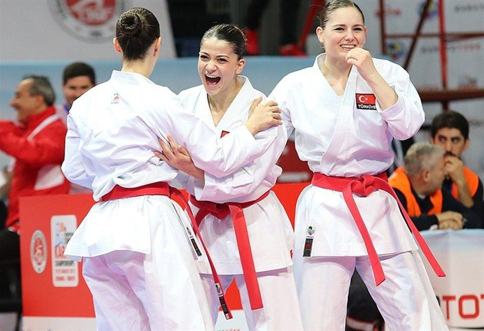 Karatede Kadın Kata Milli Takımımız Avrupa şampiyonu oldu