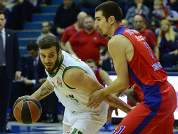 Panathinaikos Avrupa Ligi'nde CSKA Moskova'yı yendi