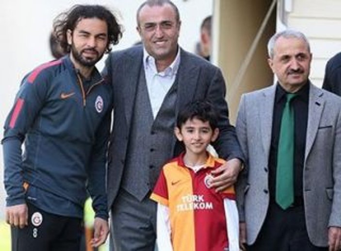 Şehit savcı Kiraz'ın oğlu Galatasaray idmanında