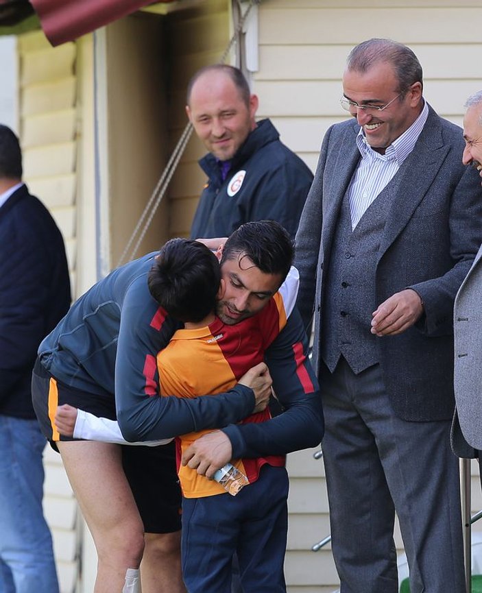 Şehit Savcı Mehmet Kiraz'ın oğlu Galatasaray idmanında