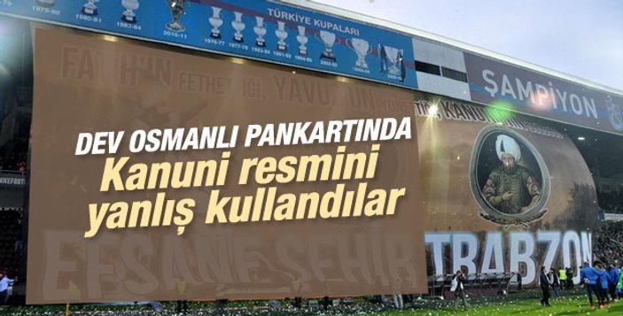 Trabzonspor taraftarından Atatürk pankartı