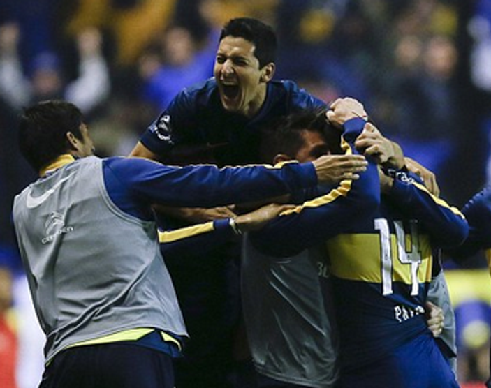 Boca Juniors - River Plate derbisinde Boca güldü