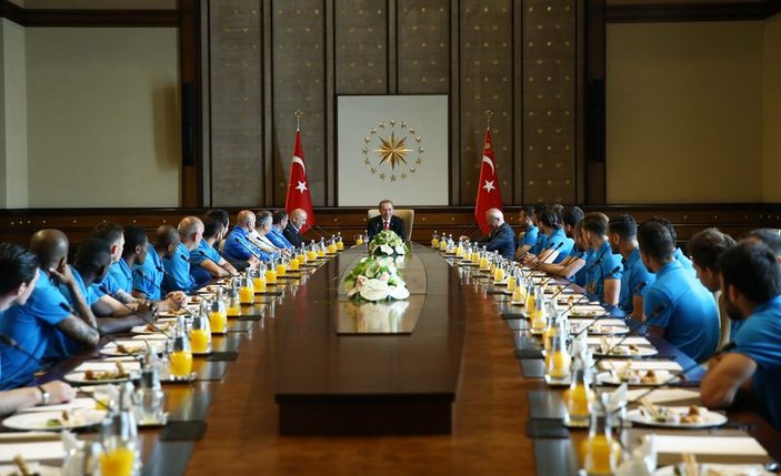 Çaykur Rizespor'dan Recep Tayyip Erdoğan'a ziyaret