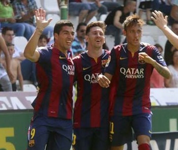 Messi, Neymar, Suarez rekor için sahaya çıkıyor