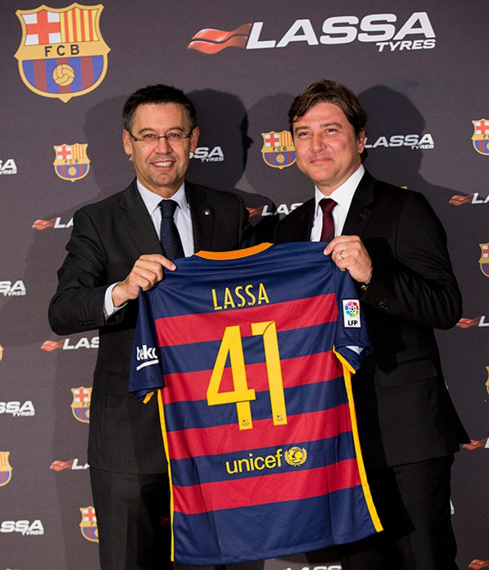 Lassa Barcelona'ya sponsor oldu