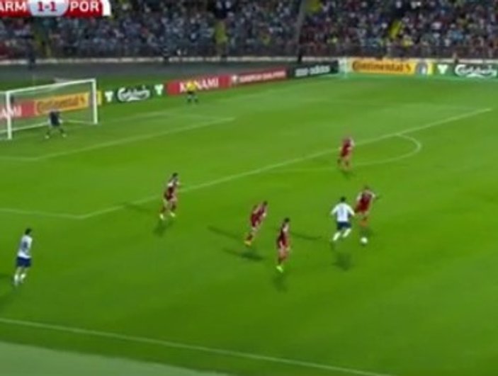 Ronaldo'dan Ermenistan maçında şık hareketler - İZLE