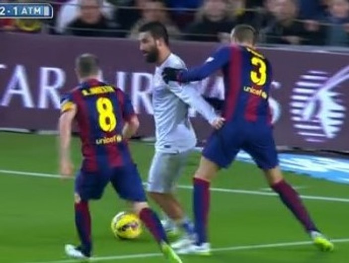 Arda Turan'ın Barcelona maçlarındaki şık hareketler