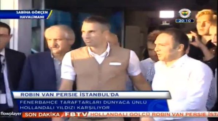 Robin van Persie İstanbul'da