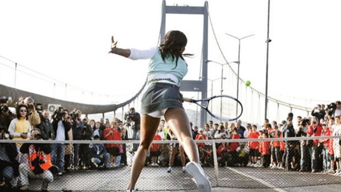 Venus Williams Boğaziçi Köprüsü'ne çıkıyor