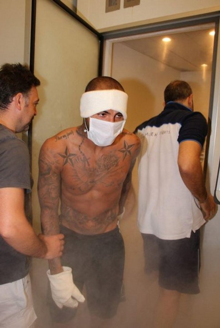 Beşiktaşlı futbolculara soğuk oda uygulaması yapıldı