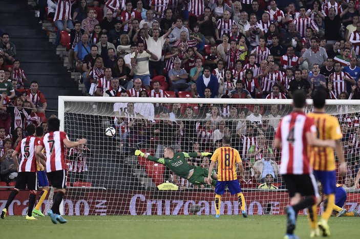 Athletic Bilbao Süper Kupa'da Barcelona'yı farklı yendi