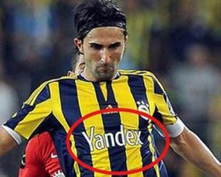 Fenerbahçe Yandex'in logosunu değiştirtti