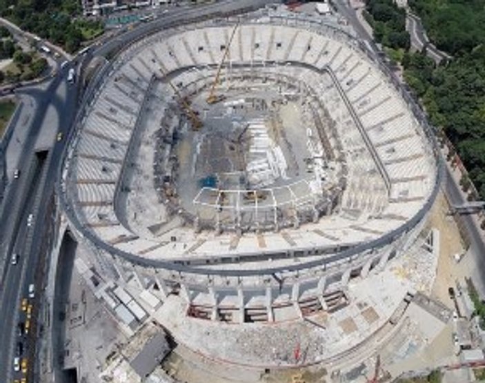 Vodafone Arena'da çalışmalar durduruldu